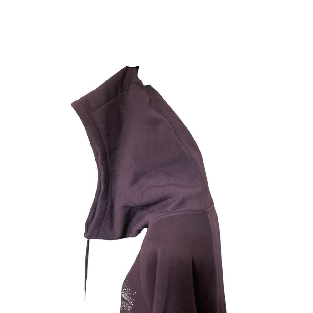 Nike Women's Sportswear Rally Metallic Funnel Neck Hoodie Size M - Picture 3 of 10